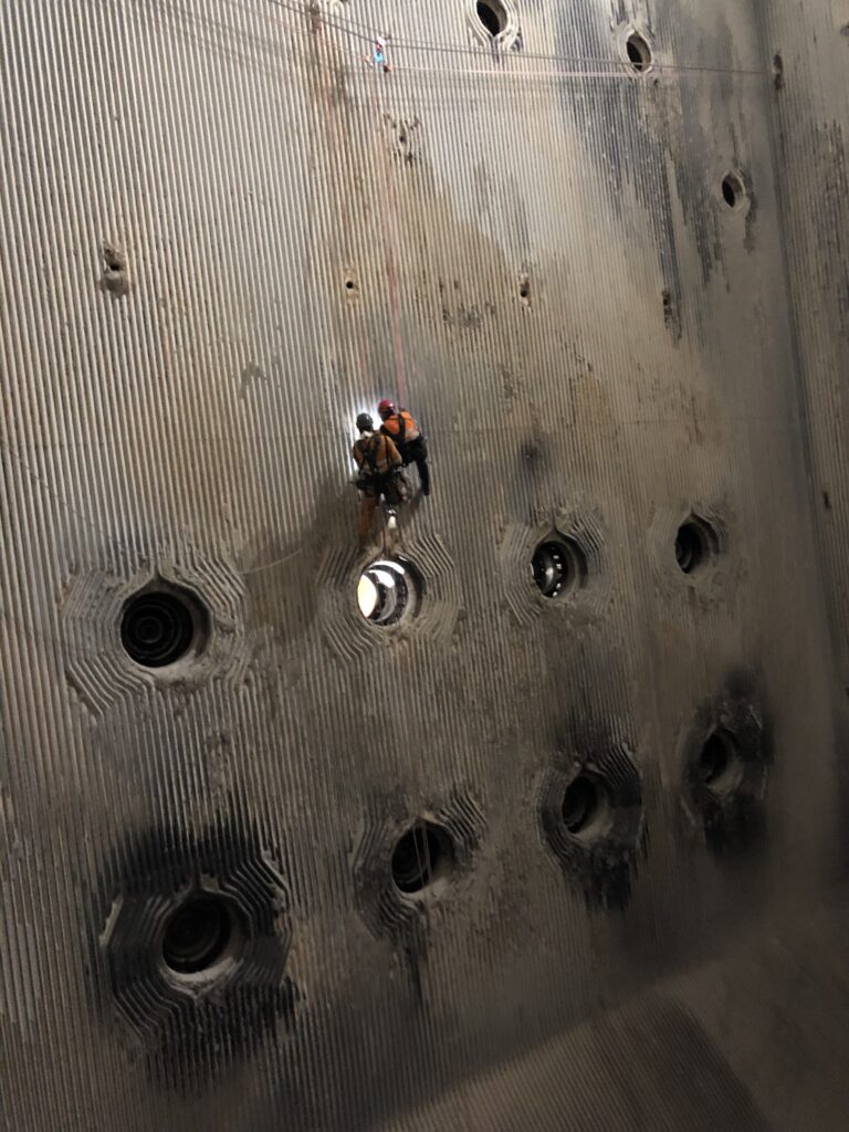 Inspection at Height during planned Shut Down of a Power Station